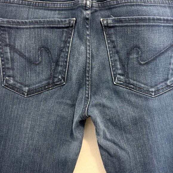 Citizens of Humanity Womens Dark Wash Bootcut Flare Jeans Sz 27 Mid Rise Stretch - Picture 10 of 16